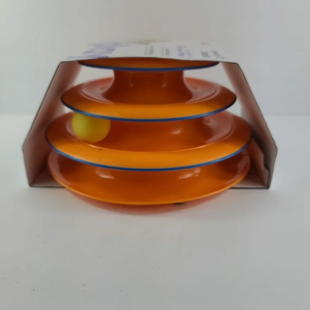New Cat Toy tower tracks w 3 balls